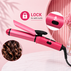 2-in-1 Electric Hair Straightener & Curler.