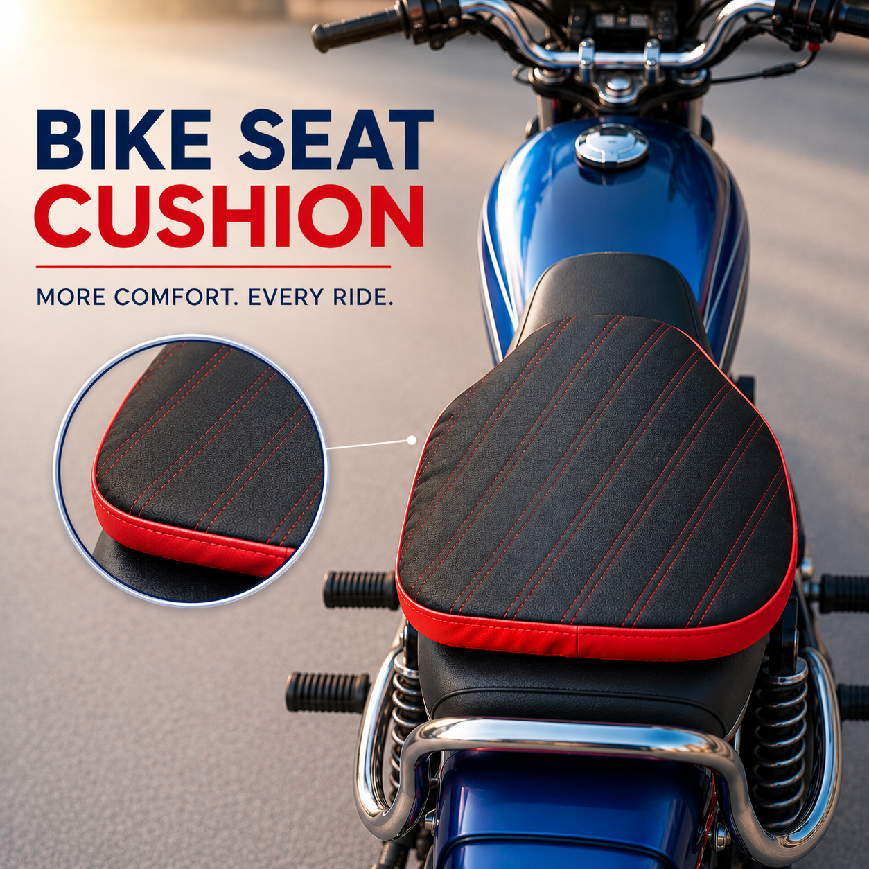 Universal Motorcycle Seat Cushion.