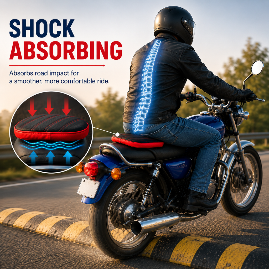Universal Motorcycle Seat Cushion.