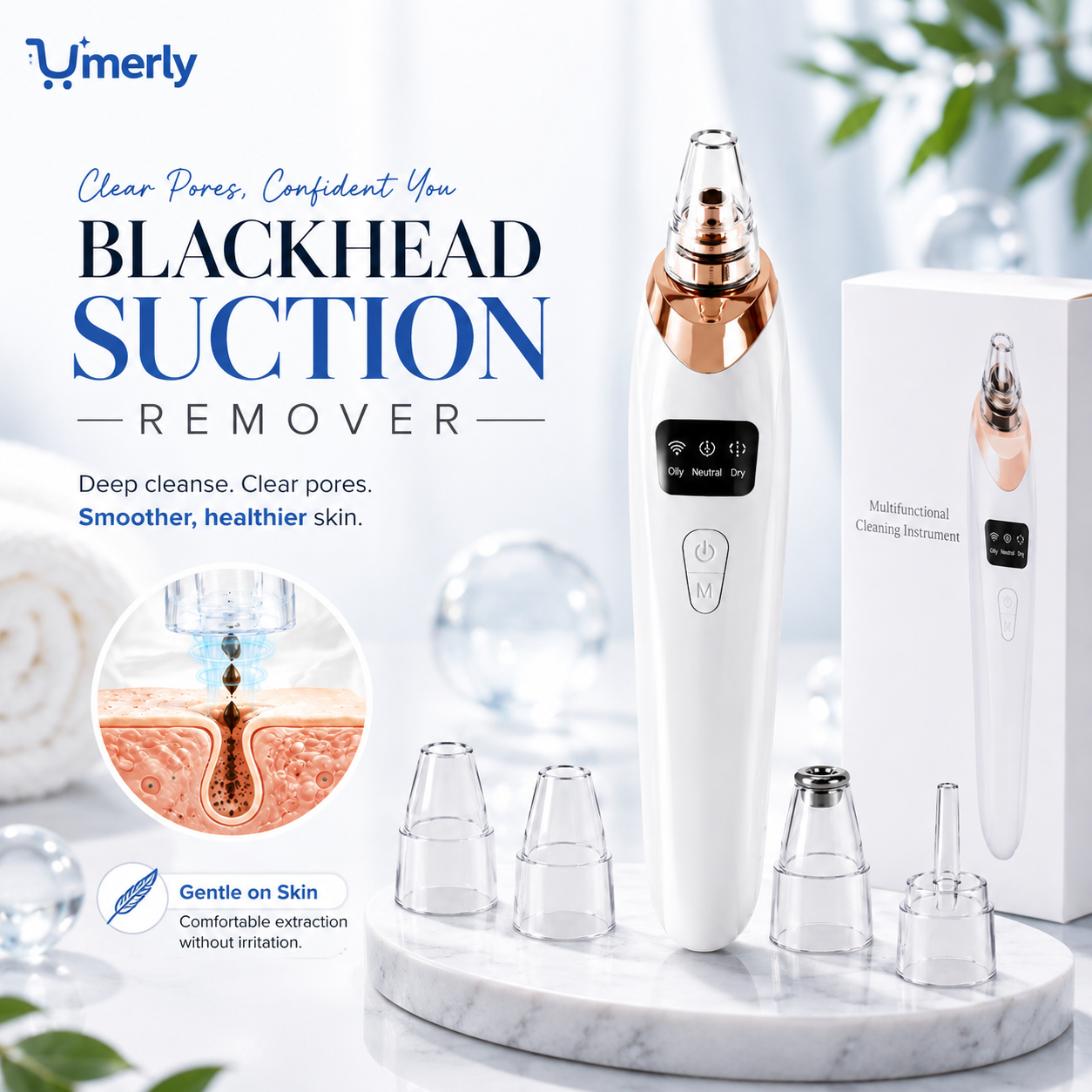 Electric Vacuum Blackhead Remover.