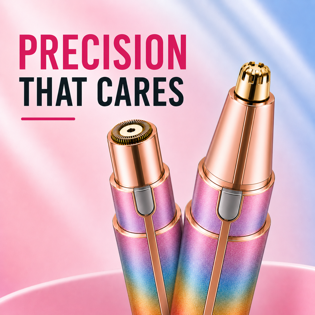 2-in-1 Electric Hair & Eyebrow Trimmer.