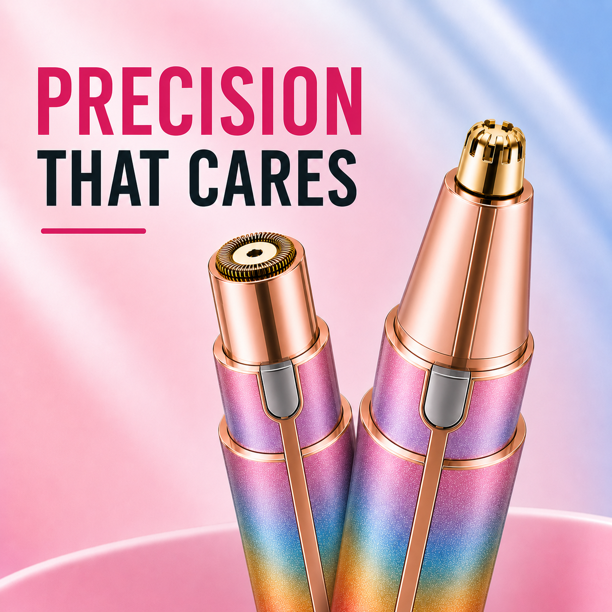 2-in-1 Electric Hair & Eyebrow Trimmer.