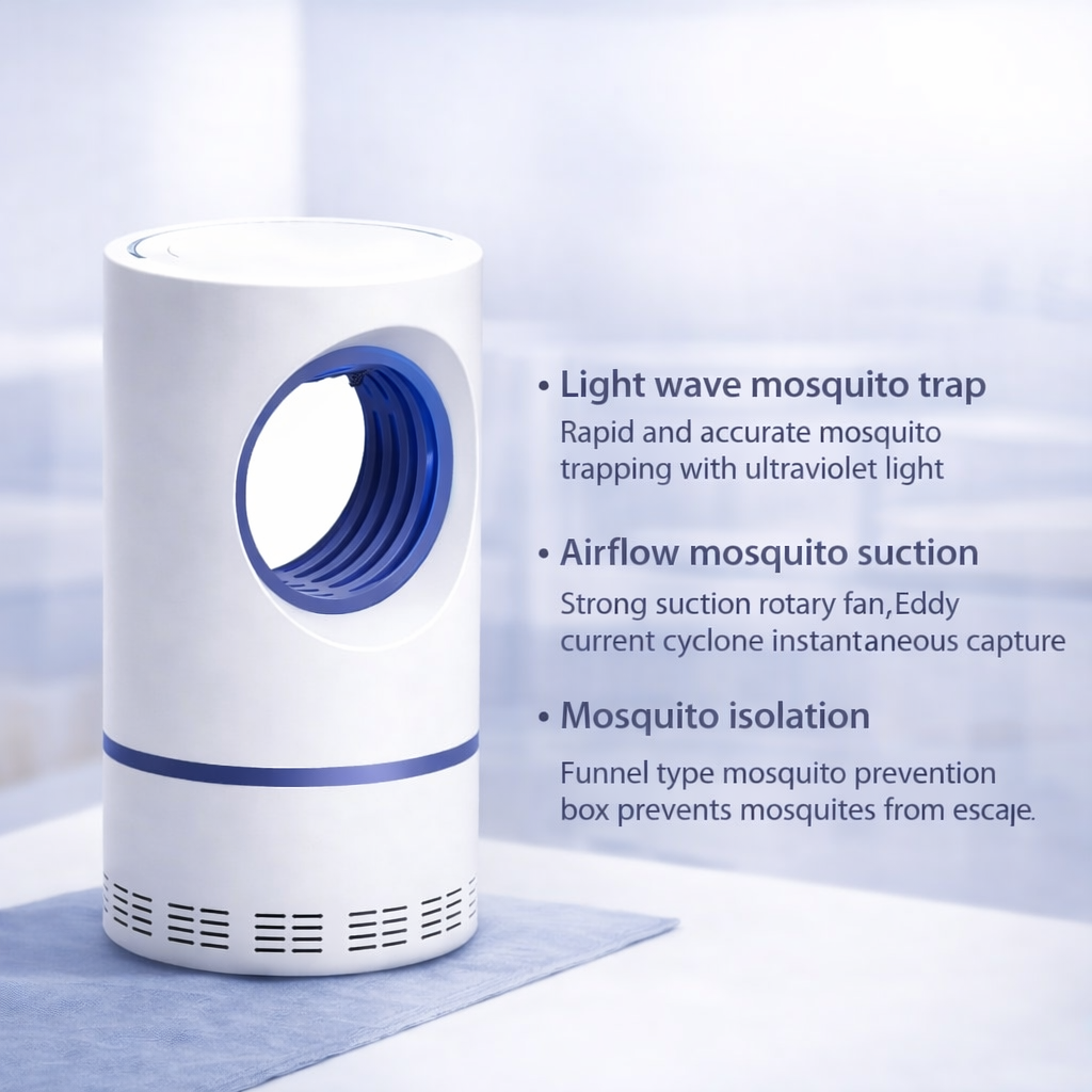🦟“Tired of Mosquitoes? Try This UV Killer Lamp – No Spray Needed!”💡